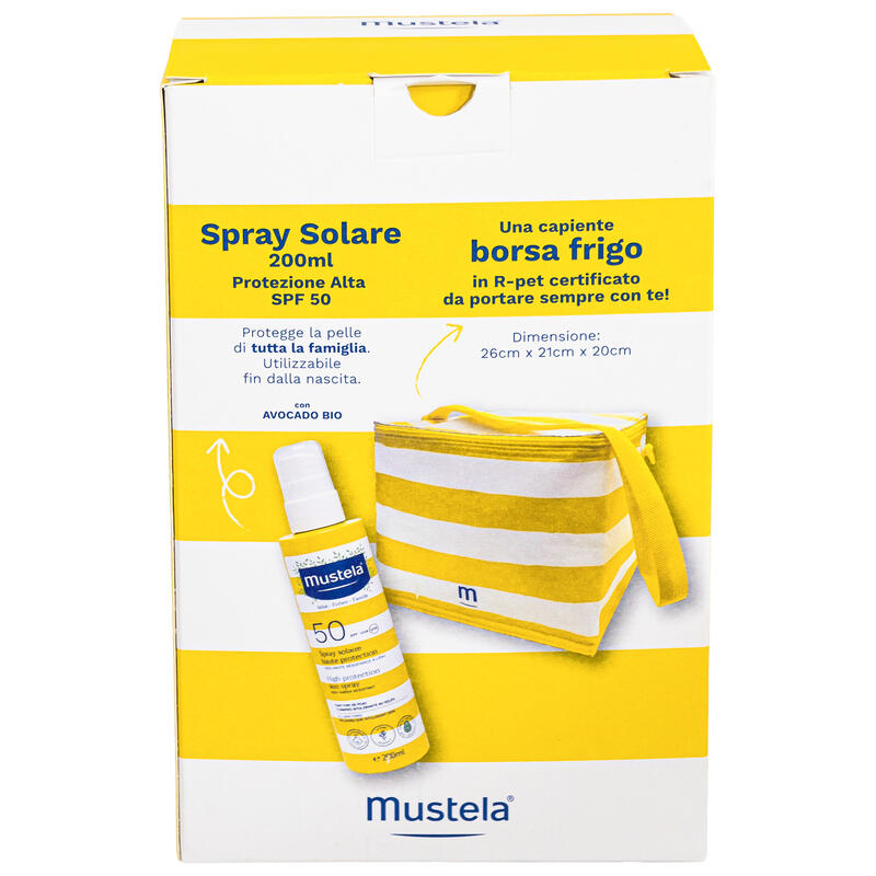 Mustela Spray Solare 50+ 200ml + Borsa Frigo in Omaggio - immagine 2